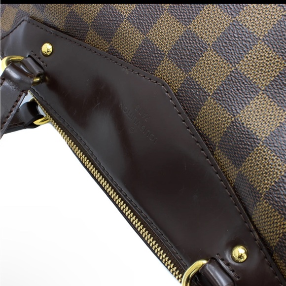 Authentic Preloved 2011 Louis Vuitton Westminster GM Brown Damier Ebene Shoulder - Picture 6 of 10